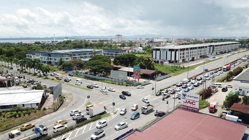 Jalan Damai billboard Tawau